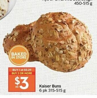 Safeway Kaiser Buns offer