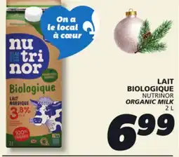 IGA NUTRINOR ORGANIC MILK offer