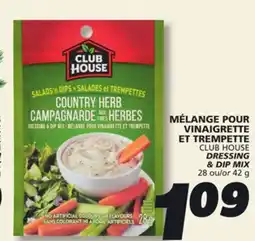 IGA CLUB HOUSE DRESSING & DIP MIX offer