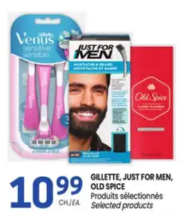 Uniprix GILLETTE, JUST FOR MEN, OLD SPICE Produits sélectionnés/Selected products offer
