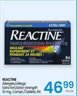 Uniprix REACTINE Allergies/Allergy Extra fort/Extra-strength 10 mg offer