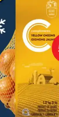 IGA YELLOW ONIONS offer