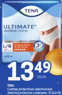 Uniprix TENA Culottes protectrices sélectionnées/Selected protective underwear offer