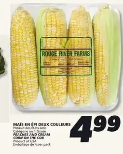IGA PEACHES AND CREAM CORN ON THE COB offer