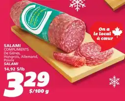 IGA COMPLIMENTS SALAMI offer