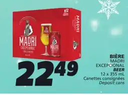 IGA MADRI EXCEPCIONAL BEER offer