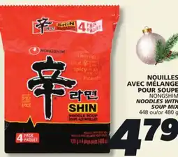 IGA NONGSHIM NOODLES WITH SOUP MIX offer