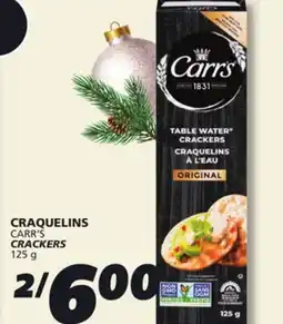 IGA CARR'S CRACKERS offer