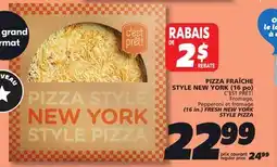 IGA (16 in.) FRESH NEW YORK STYLE PIZZA offer