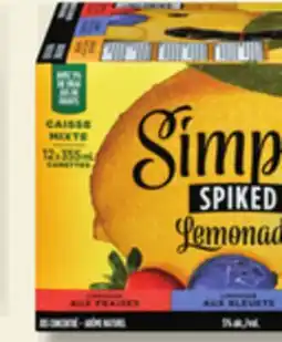 IGA SIMPLY SPIKED ALCOHOLIC MALT BEVERAGE offer