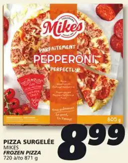 IGA MIKES FROZEN PIZZA offer