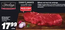 IGA STERLING SILVER TOP SIRLOIN STEAK offer
