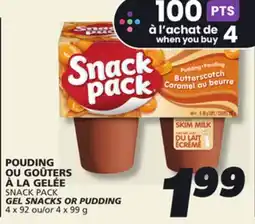 IGA SNACK PACK GEL SNACKS OR PUDDING offer
