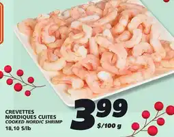 IGA COOKED NORDIC SHRIMP offer