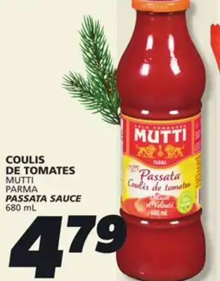 IGA MUTTI PARMA PASSATA SAUCE offer