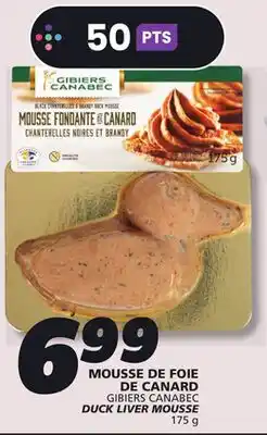 IGA GIBIERS CANABEC DUCK LIVER MOUSSE offer