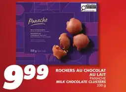 IGA PANACHE MILK CHOCOLATE CLUSTERS offer