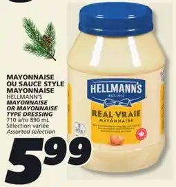 IGA HELLMANN'S OR MAYONNAISE TYPE DRESSING offer