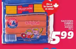 IGA HYGRADE WIENERS offer