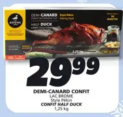 IGA LAC BROME CONFIT HALF DUCK offer
