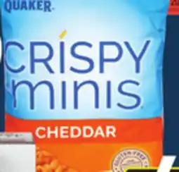 IGA CRISPY MINIS CRACKERS, RICE CAKES OR CHIPS offer