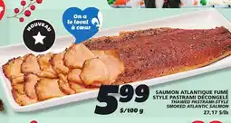 IGA THAWED PASTRAMI-STYLE SMOKED ATLANTIC SALMON offer