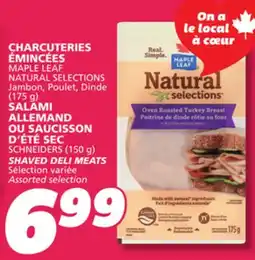 IGA MAPLE LEAF SHAVED DELI MEATS offer
