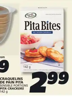 IGA SENSIBLE PORTIONS PITA CRACKERS offer