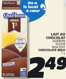 IGA QUÉBON SEALTEST CHOCOLATE MILK offer