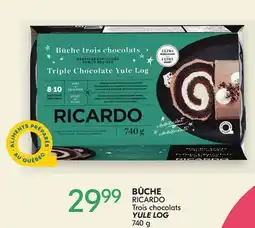 IGA RICARDO YULE LOG offer