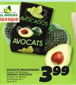 IGA ORGANIC AVOCADOS offer