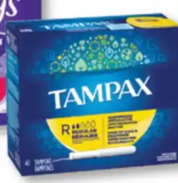 Familiprix Tampax tampons regular abs 40un offer