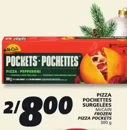 IGA McCAIN FROZEN PIZZA POCKETS offer