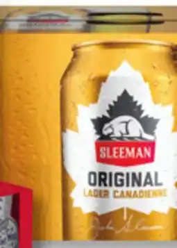 IGA SLEEMAN ORIGINAL DRAUGHT BEER offer