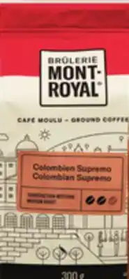 IGA BRÛLERIE MONT-ROYAL GROUND COFFEE offer