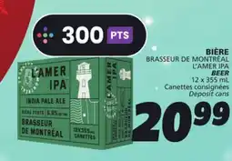 IGA L'AMER IPA BEER offer