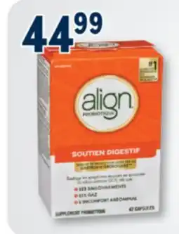 Familiprix ALIGN, Selected probiotics offer