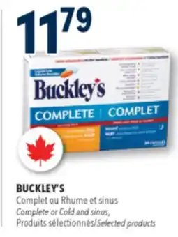 Familiprix Buckley's Complete with Mucus Relief Day/Night liquid gels 24un offer