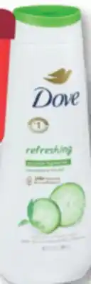 Familiprix Dove body wash refreshing cucumber & green tea 591ml offer