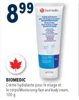 Familiprix BIOMEDIC, Moisturizing face and body cream, 100 g offer