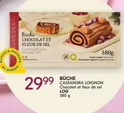 IGA CASSANDRA LOIGNON LOG offer