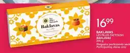 IGA LES FILLES FATTOUSH BAKLAVAS offer