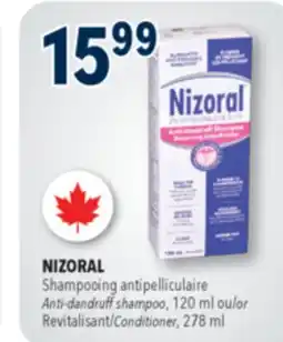 Familiprix NIZORAL, Anti-dandruff shampoo, 120 ml or Conditioner, 278 ml offer