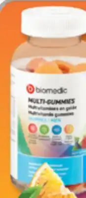 Familiprix Biomedic men multivitamin gummies 130un offer