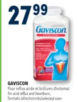 Familiprix Gaviscon extra strength fruit blend antiacid offer