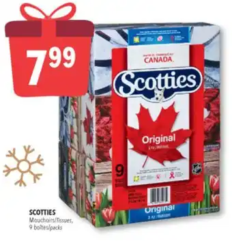 Familiprix Scotties Original 2-ply tissues Box 9x100un offer