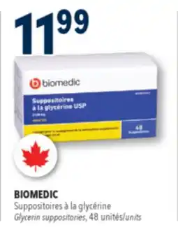 Familiprix BIOMEDIC, Glycerin suppositories, 48 units offer