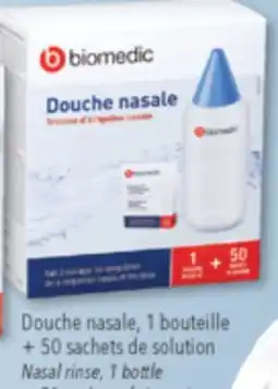 Familiprix Biomedic nasal irrigation kit offer