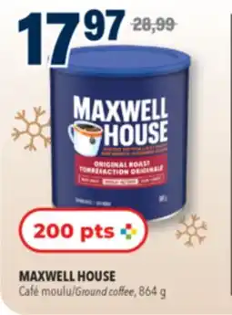 Familiprix Maxwell House ground coffee original roast medium 864g offer