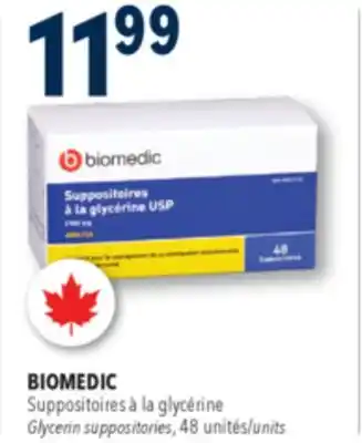Familiprix Biomedic adults glycerin suppositories 2100mg 48un offer